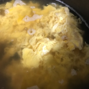 卵だけの中華スープ